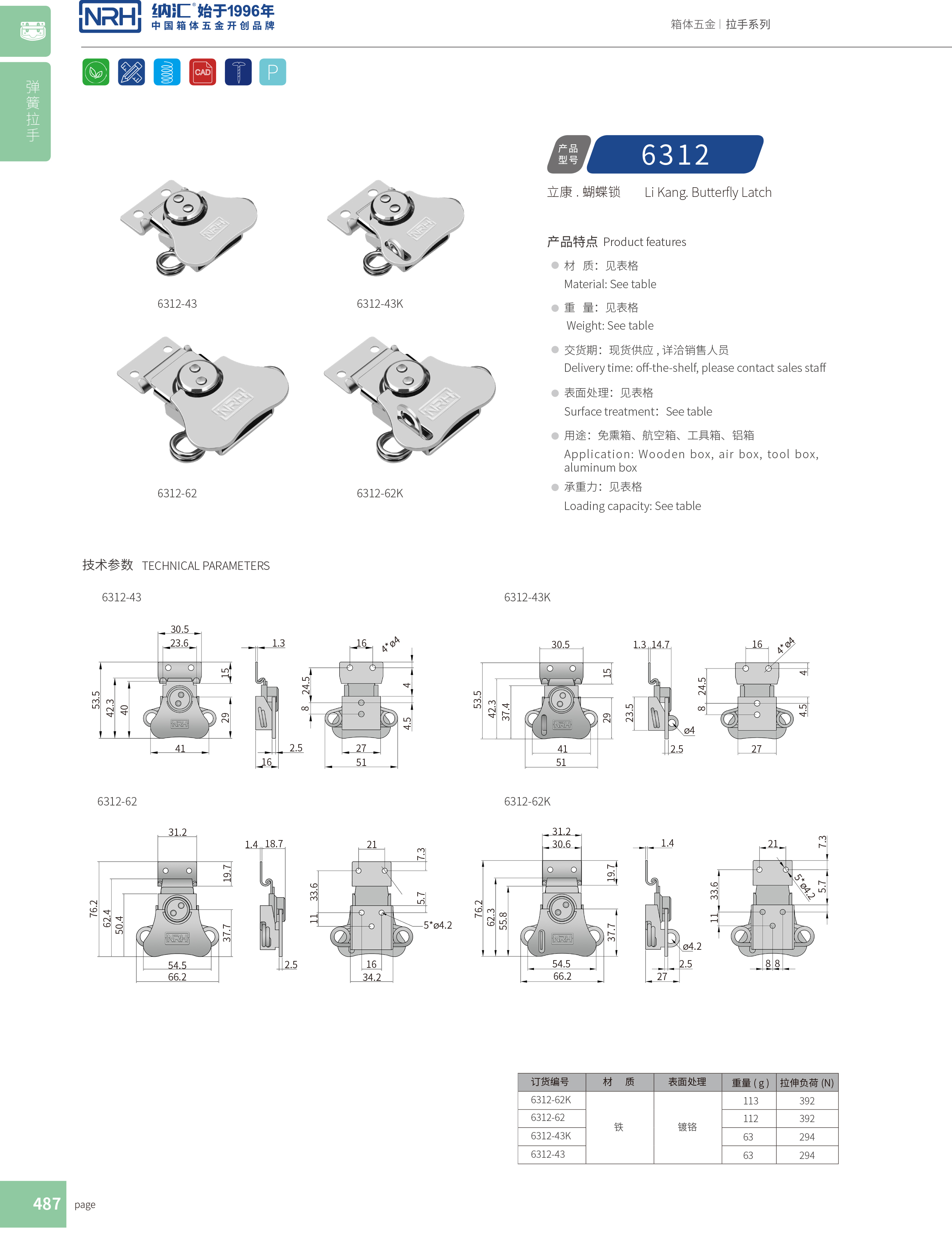 蝴蝶鎖芯6312-62割草機箱扣_防摔空投箱扣_NRH香蕉性爱视频發電機鎖扣