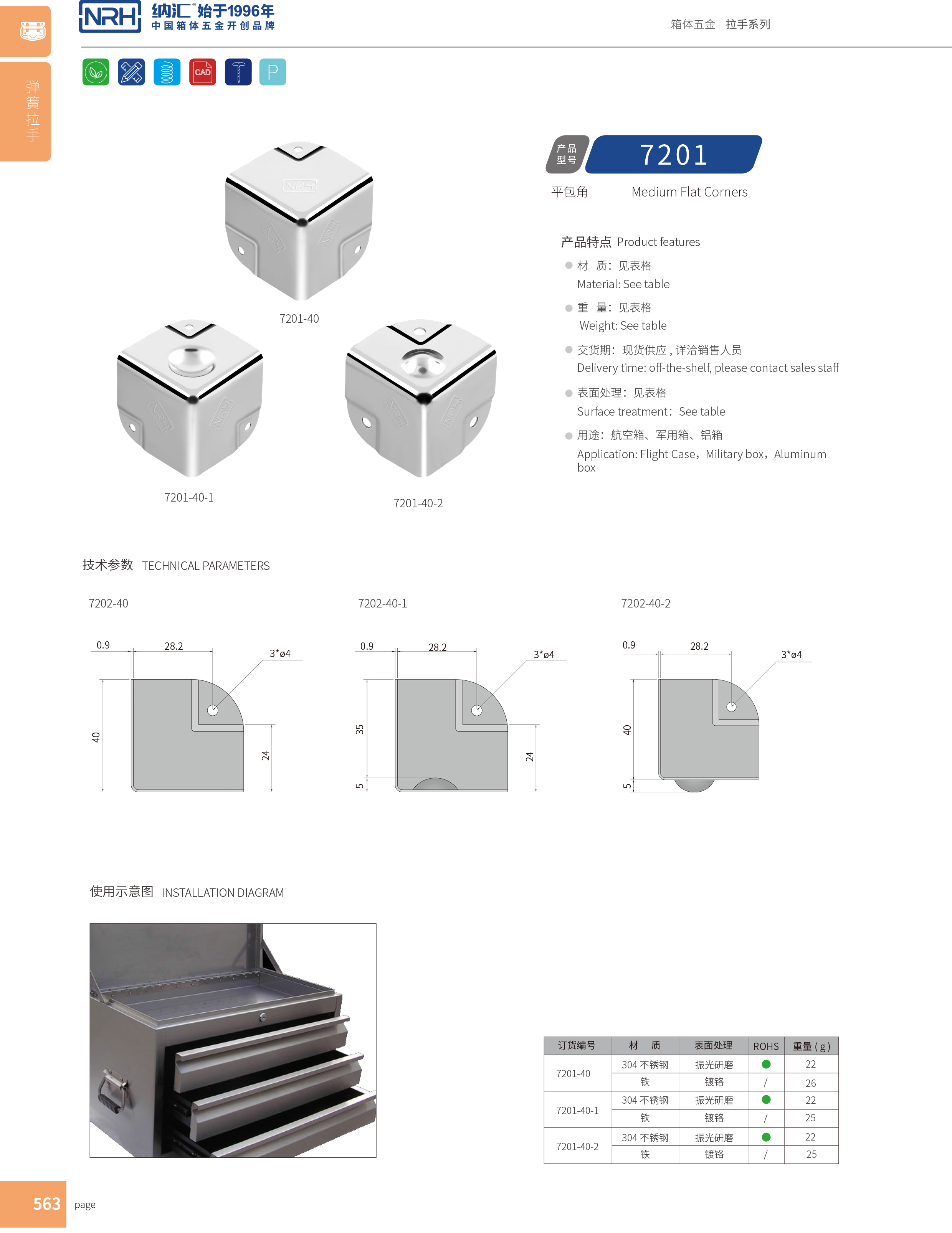 鋁箱包角7201-40-2木箱鐵護角_不鏽鋼圓弧護角_NRH香蕉性爱视频鋁箱包角